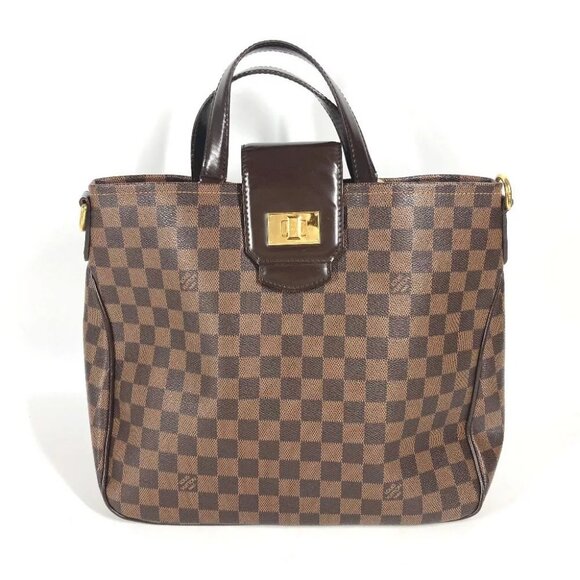 LOUIS VUITTON N41177 Damier Cabas-Roseberry Hand Bag Tote Bag